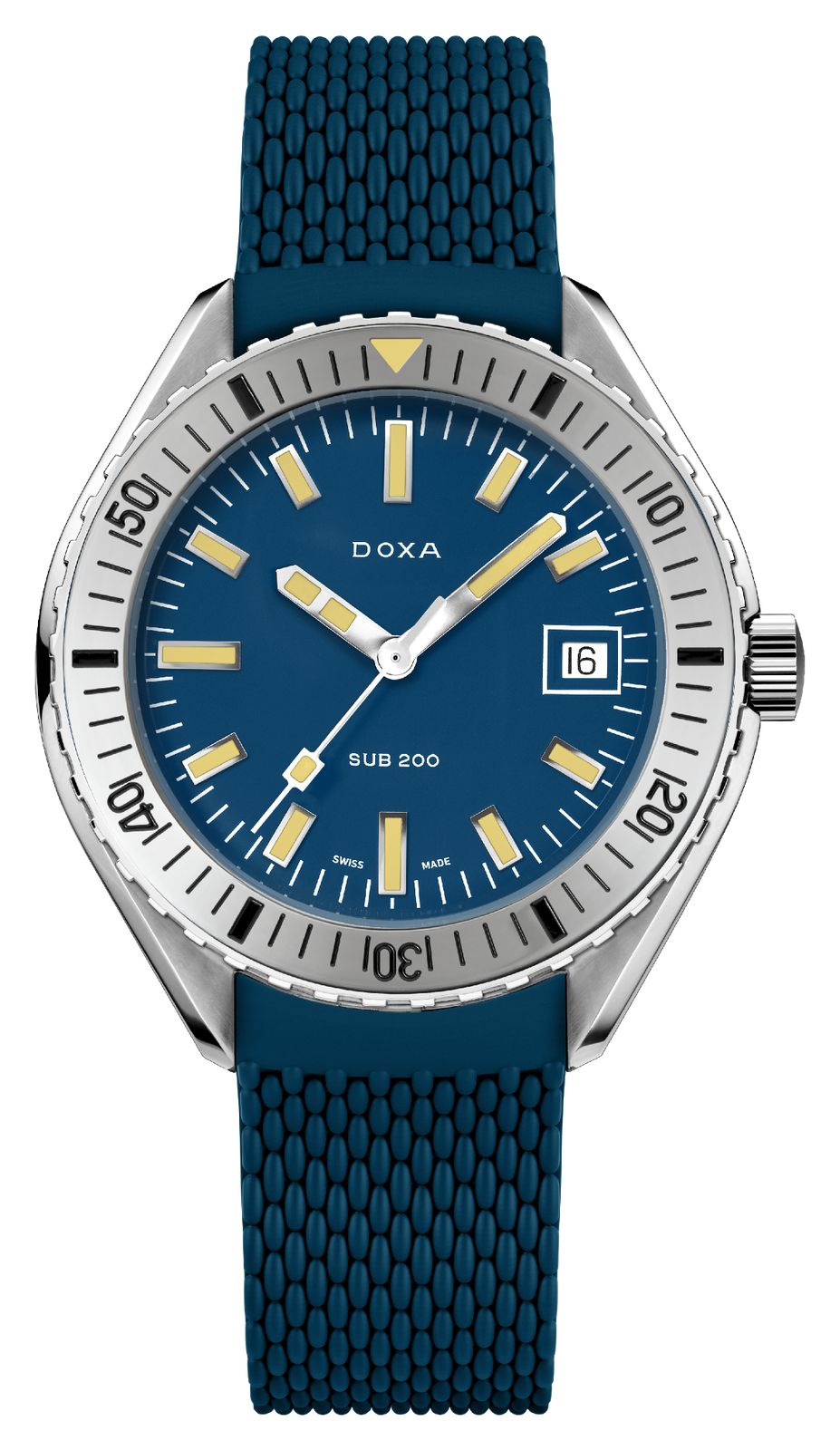 DOXA Sub 200 Caribbean (42 mm) dunkelblaues ikonisches uhr-image-199161