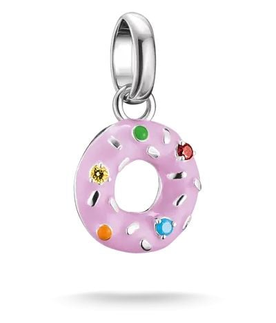 Thomas Sabo Donut Charm With Multicoloured Stones â Jewellery