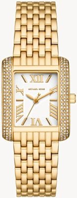 Michael Kors Montre femme émeri (27 mm) cadran blanc / bracelet en acier inoxydable doré MK4826