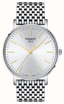 Tissot Everytime Quartz Gent (40mm) Silver Dial / Stainless Steel T1434101101101
