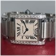 Pre-owned Cartier Tank Française Quartz (20mm) White Dial / Stainless Steel Bracelet JMP-873559 - 別ビュー 3