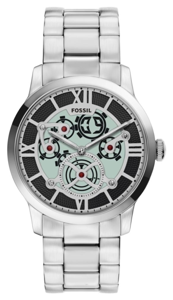 Fossil Townsman Big Tic 42 mm en acier inoxydable montre