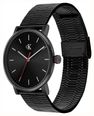 Calvin Klein CK Real Quartz (40mm) Black Dial / Black PVD Stainless Steel Bracelet 25200600 - vista alternativa 3