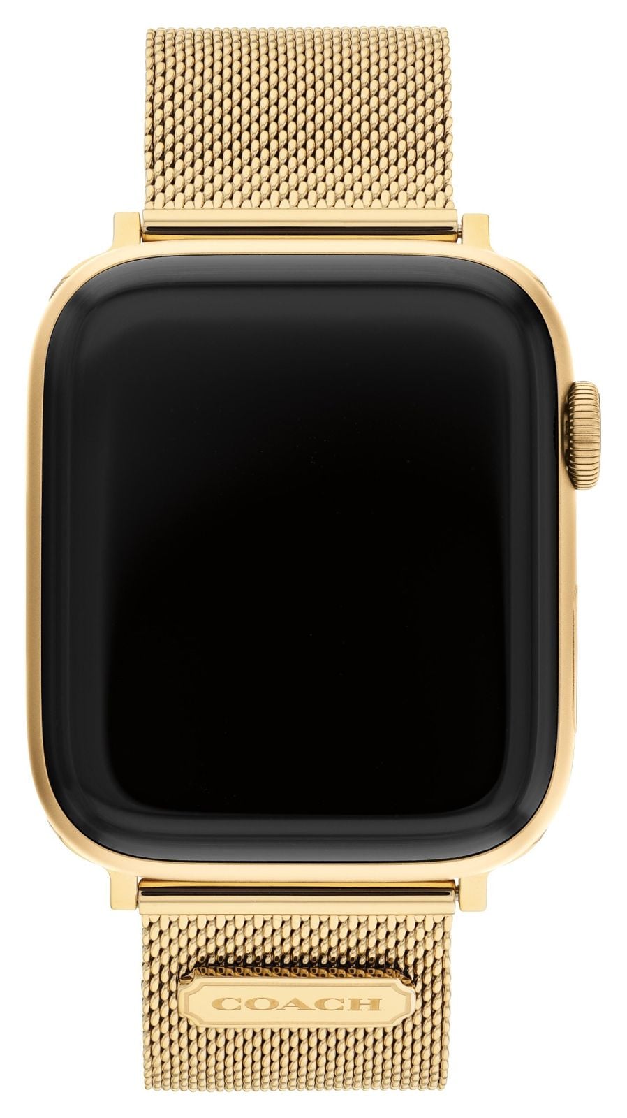 Coach Bracelet Apple Watch (42 mm/44 mm/45 mm) en PVD or montre