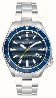 GANT WATERVILLE 100M (45mm) Blue Dial / Stainless Steel G174002