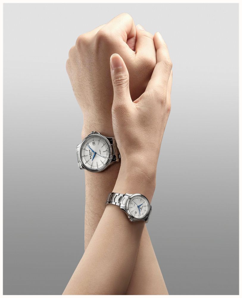 Emile Chouriet Ailes du Temps - Soleos Automatic (40mm) White Dial / Stainless Steel Bracelet 08.1155.G.6.6.28.6 - autre vue 8