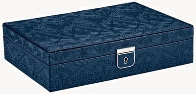 WOLF Liberty Medium Jewelry Box - Navy 381117