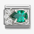 Nomination Classic Green Teardrop Cubic Zirconia Charm 330329/03