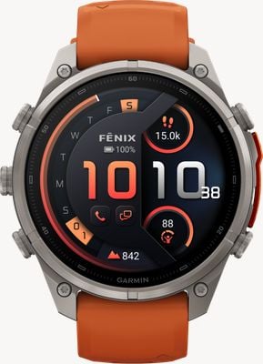 Garmin Fenix 9 Pro inReach 47mm smartwatch GPS premium – tytan z paskiem silikonowym jesiennej pomarańczy 010-04336-01