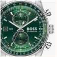 BOSS Mens Skytraveller Chronograph Green Dial Mesh Bracelet BOSS Watch 1514347 - vista alternativa 4