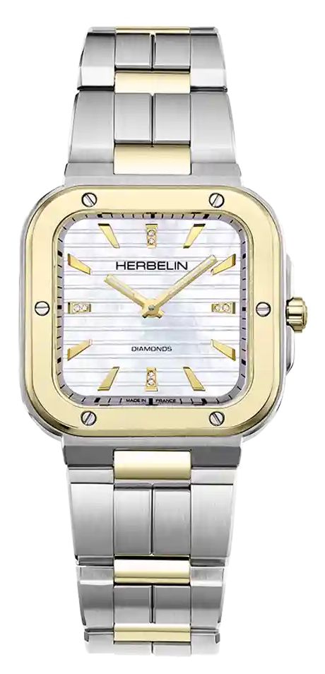Herbelin Cap Camarat Diamond 30mm MotherofPearl Dial  Watch