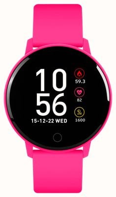 Reflex Active Multifunktions-Smartwatch der Serie 09 (42 mm), digitales Zifferblatt / pinkfarbenes Silikon RA09-2114