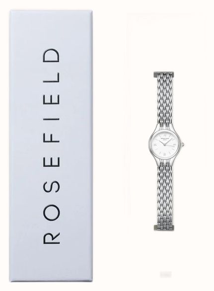 Rosefield Ladies Muse White Dial Silver Coloured Stainless Steel Bracelet MUWSSS-MU02 - 备用视图 4