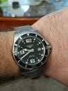 Customer picture of LONGINES Hydroconquest mostrador preto automático (41 mm) / pulseira em aço inoxidável L37424566