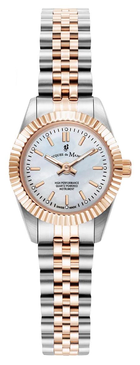 Jacques Du Manoir Mini Inspiration 22mm MotherofPearl Watch