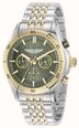 Aston Martin Thrill CLP Quartz Chronograph (45mm) Bertelli Green Dial / Two-Tone Stainless Steel Bracelet MTRL1F608 - alternate view 2