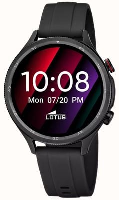 Lotus Smartime Naya Lite Smartwatch der 2. Generation (43,5 mm) mit Digitalanzeige und schwarzem Kautschukarmband 50205/1