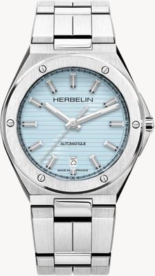 Herbelin Cap camarat automatico (40,5 mm) quadrante azzurro / acciaio inossidabile 1645B25