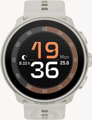 Suunto Relógio de corrida leve amoled Run (46 mm) cinza fosco - silicone SS051273000