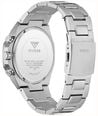 Guess Men's Blake Blue Sunray Dial Silver-Tone Stainless Steel Bracelet GW1122G1 - vista alternativa 4