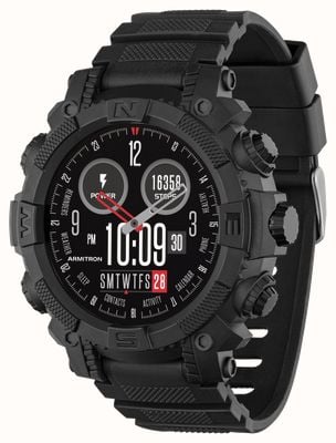 Reflex Active 系列 38 运动型智能通话手表 (57mm) 黑色硅胶表带 RA38-2204