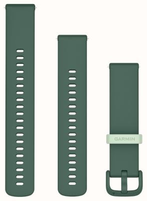 Garmin Bracelet à dégagement rapide (20 mm) en silicone vert jaspe avec boucle et fermoir vert jaspe - bracelet seul 010-12932-66