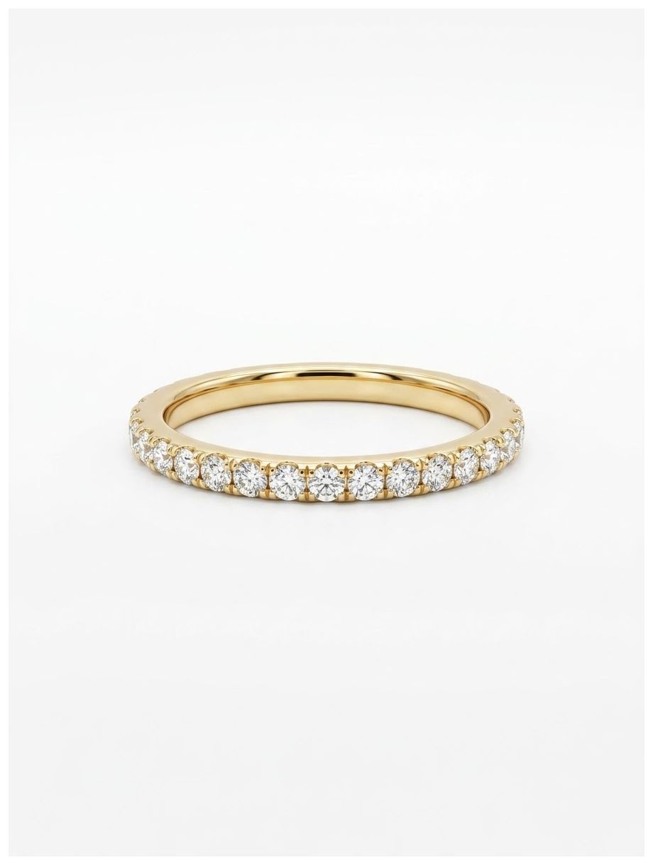 GEMEX 025ct Round Brilliant Natural Diamond 9ct Yellow Gold Jewellery