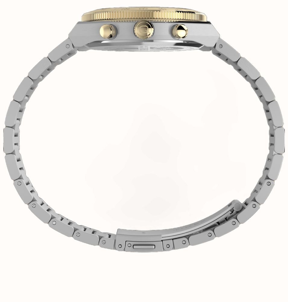 Timex Q Timex Continental Chronograph 36MM Two-Tone Stainless Steel Bracelet Watch TW2Y92300 - alternate view 2