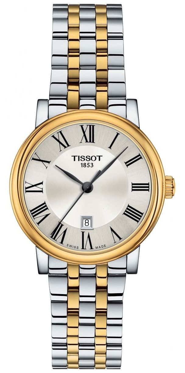 Tissot | carson des femmes | acier inoxydable bicolore | montre