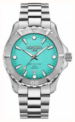 Roamer Men's Deep Sea (43mm) Blue Dial / Stainless Steel Bracelet 860833 41 05 70