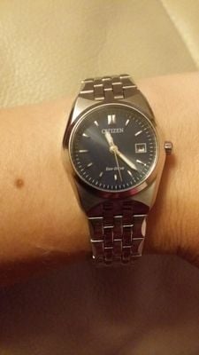 Citizen Women's Eco Drive Corso WR100 Dark Blue Dial EW2290