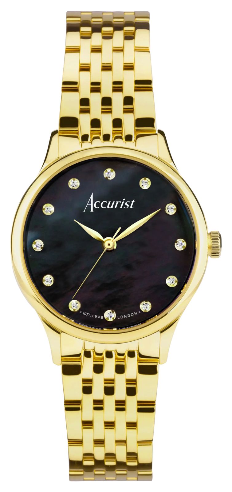 Accurist femme diamant quartz (28 mm) cadran nacre montre