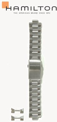 Hamilton Straps Bracelet en acier inoxydable kaki bleu marine - 22 mm (bracelet seul) H695775103