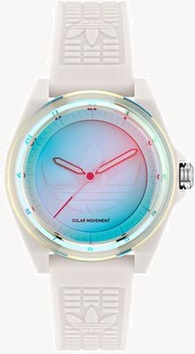 Adidas PROJECT FOUR SOLAR (41mm) White Dial / White Resin Strap AOST25532