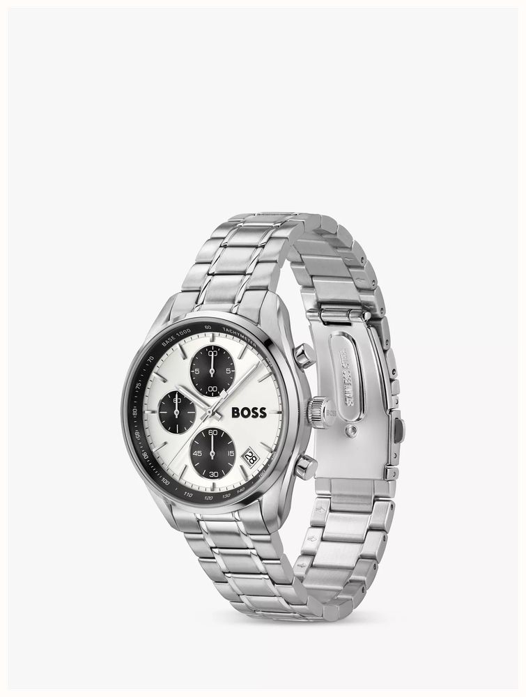 BOSS Men's 38mm Stainless Steel Silver Dial Grand Prix Touring Watch 1514362 - alternative Ansicht 3