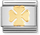 Nomination Classic Four-Leaf Clover Steel Charm 030115/06