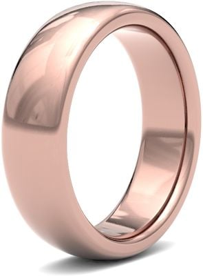 James Moore & Co | 9 karaat roségoud | 6 mm | zwaar | maat premium court | ag_6ghp-9r AG_6GHP-9R
