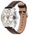 Tommy Hilfiger Cole Brown Leather White Sunray Dial Watch 1792270 - vista alternativa 2