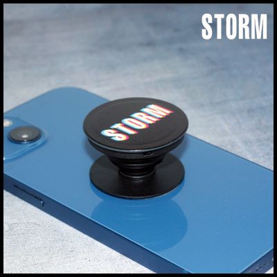 STORM PopSocket Secure Phone Grip (Black) STORM-POPSOCKET