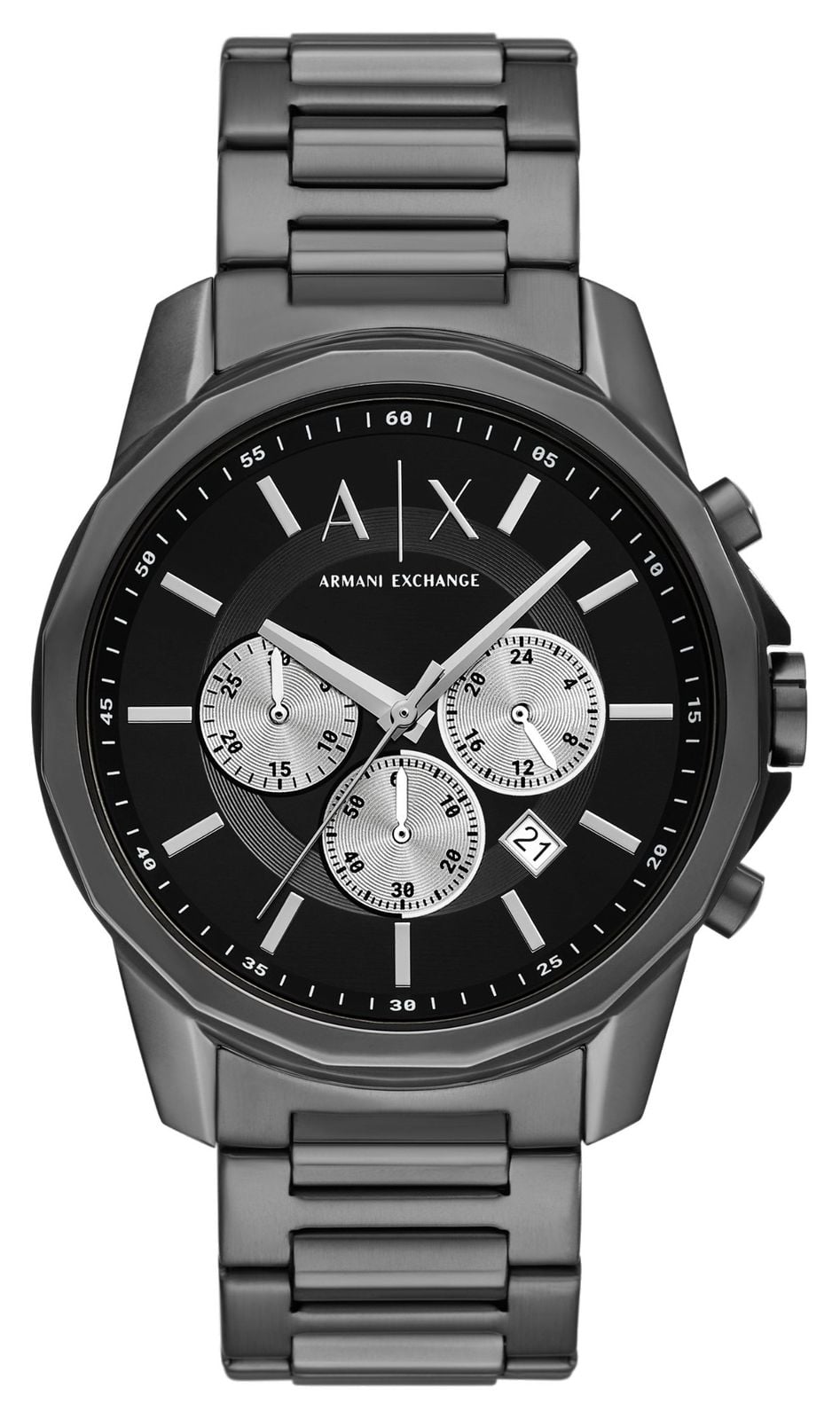 Armani Exchange Chronographe homme (44 mm) cadran noir / montre