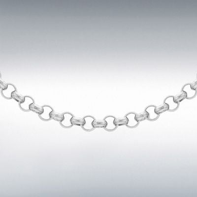 Unisex Sterling Silver 40 Round Belcher Chain 51cm/20" 8.14.6015
