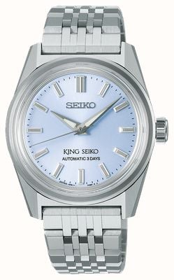 Seiko King Seiko KSK 6R In Preppy Blue (36mm) Blue Dial / Stainless Steel Bracelet SPB457J1