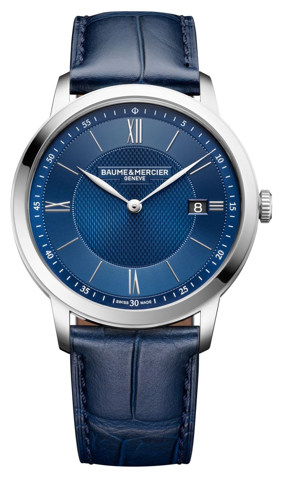 Baume & Mercier Classima quartz (40 mm) cadran bleu soleil- montre