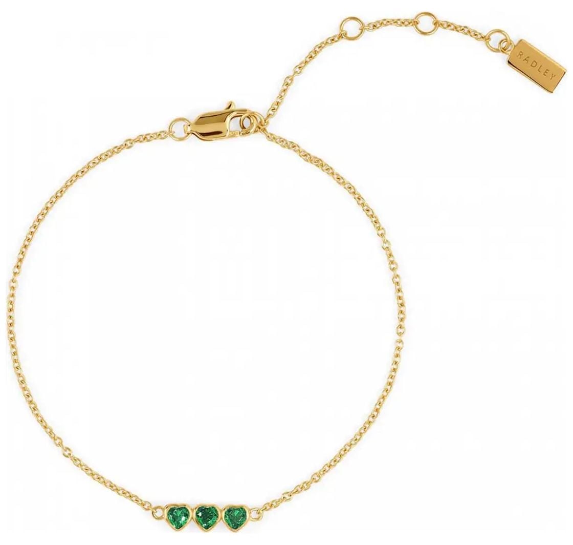 Radley Sterling Silver Gold Plated Heart Bracelet Jewellery