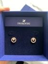 Customer picture of Swarovski Creativity White Circle Crystal Rose Gold Stud Earrings 5199827