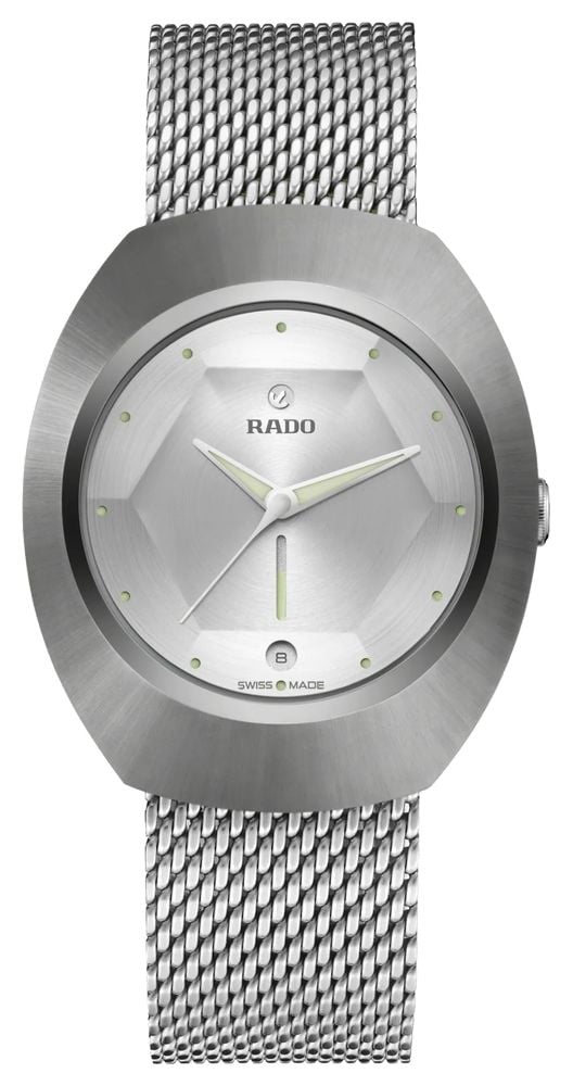 RADO DiaStar Original 60 Year Anniversary Edition Automatic 38mm Silver Dial Stainless Steel Mesh R12163118 James Moore Co. Jewellers of Distinction Since 1997 in Kenilworth Warwickshire