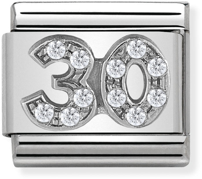 Nomination Classic 30 Sterling Silver & Steel Charm 330304/21