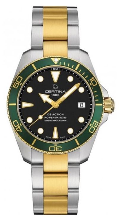 Certina Ds action plongeur | 38mm | powermatic 80 | deux montre