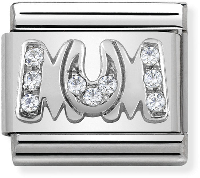 Nomination Classic Mum Sterling Silver & Steel Charm 330316/08