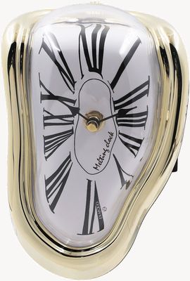Exaequo Melting Watch Reloj de fusión - caja ABS color dorado - esfera blanca EX 0012.0002